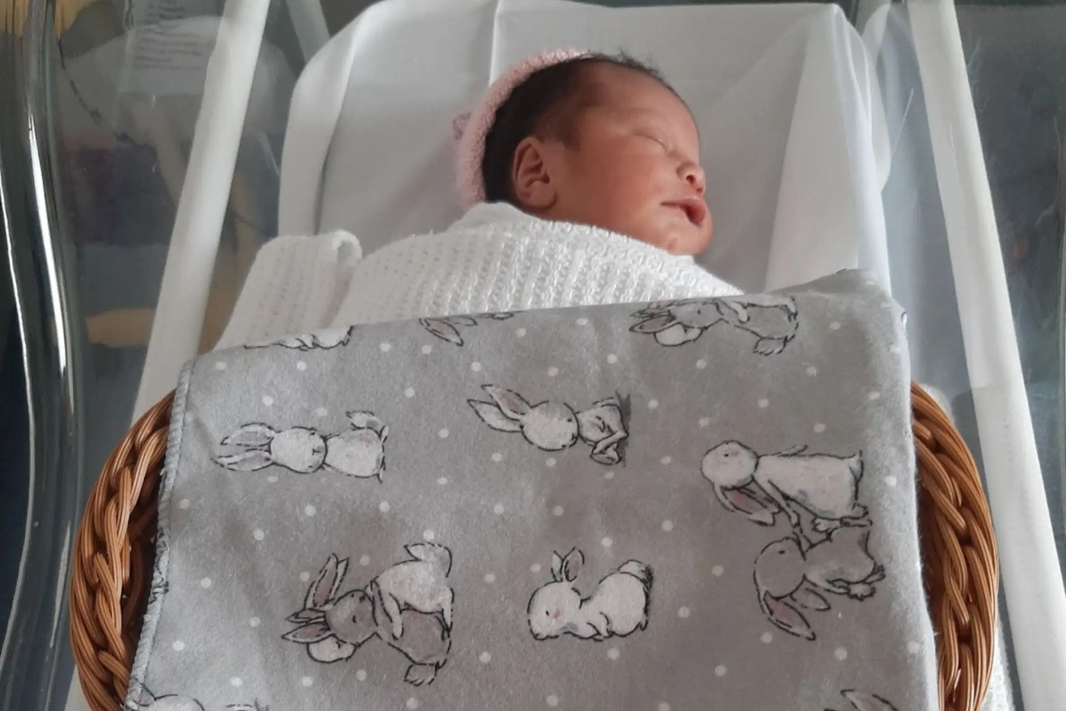 Baby in hospital