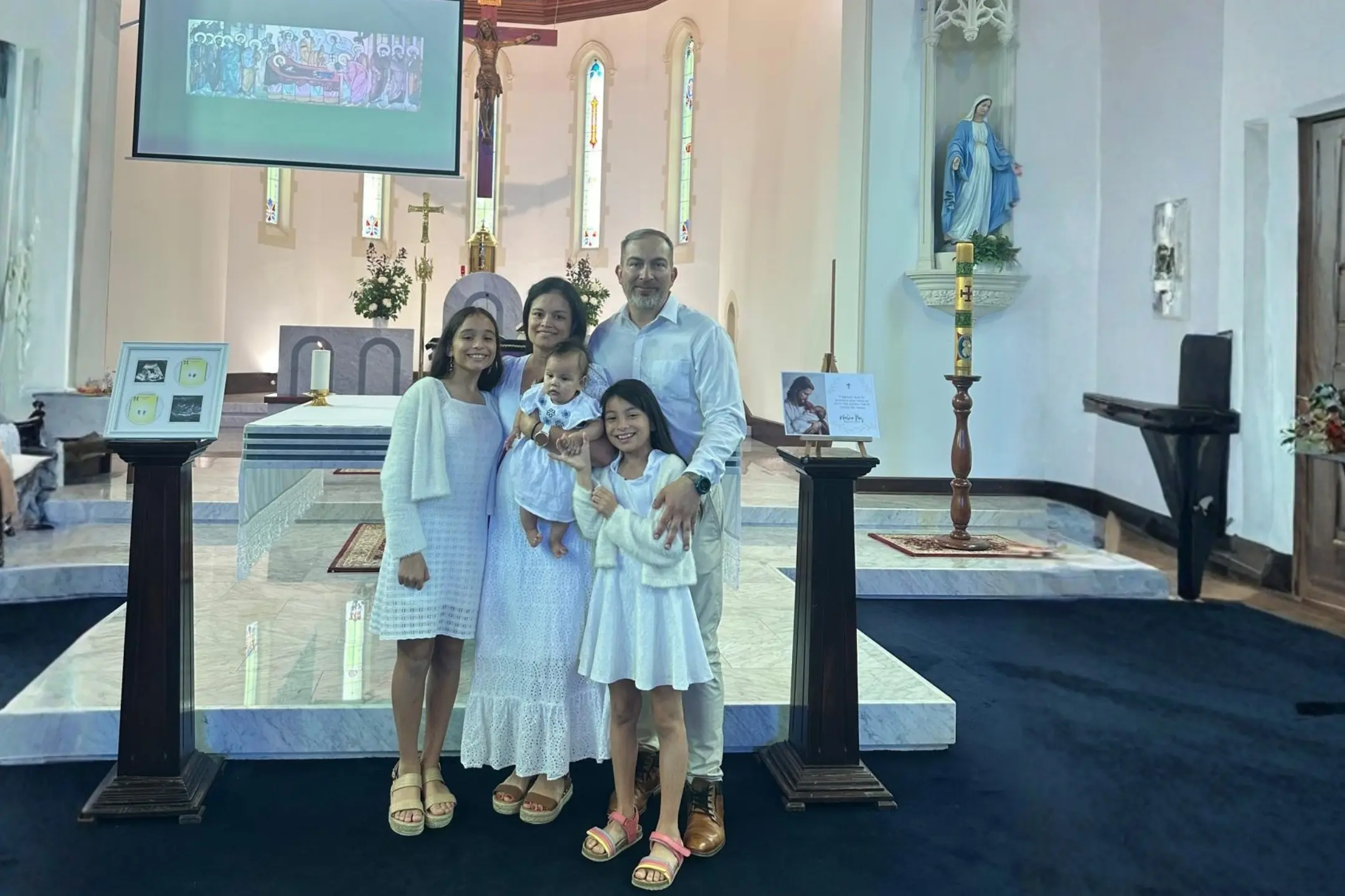 In the church
